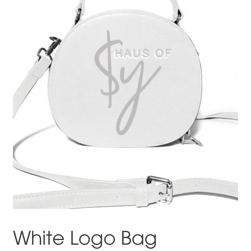 Haus of Sy White Round Bag